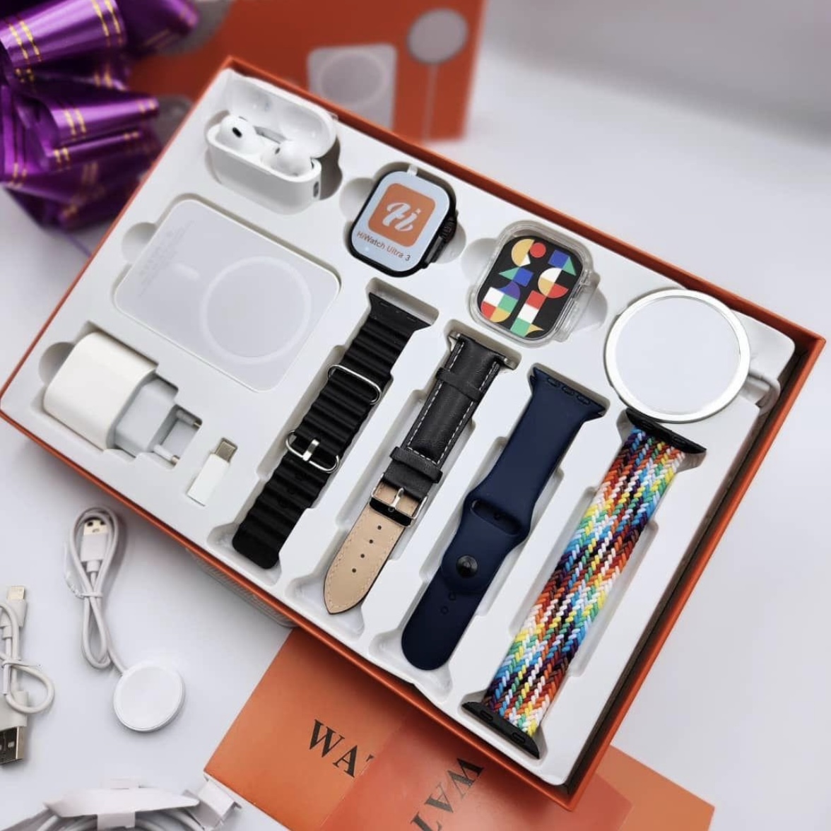 Pack MVP - Montre connectée avec accessoires et bracelets interchangeables