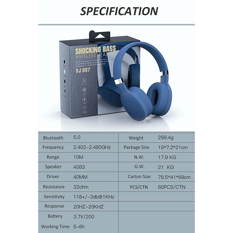 JBL VJ-087 fiche technique