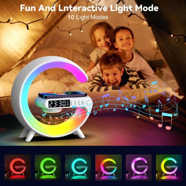 Led Wireless charging speaker 4-en-1 – Image 2