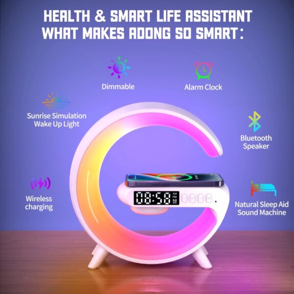 Led Wireless charging speaker 4-en-1 – Image 3