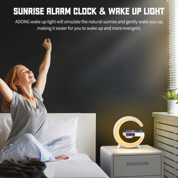 Led Wireless charging speaker 4-en-1 – Image 5