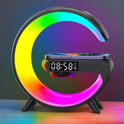 Led Wireless charging speaker 4-en-1