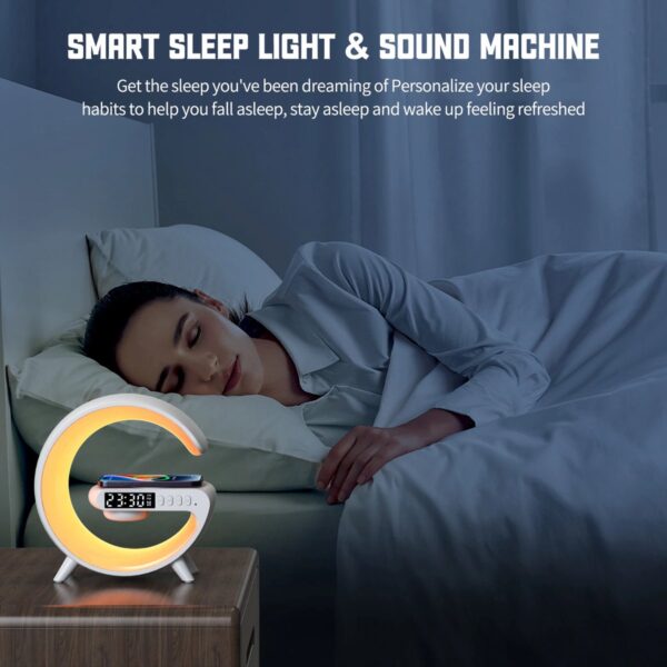 Led Wireless charging speaker 4-en-1 – Image 6