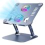 Support Ordinateur Portable avec Ventilateurs de Refroidissement