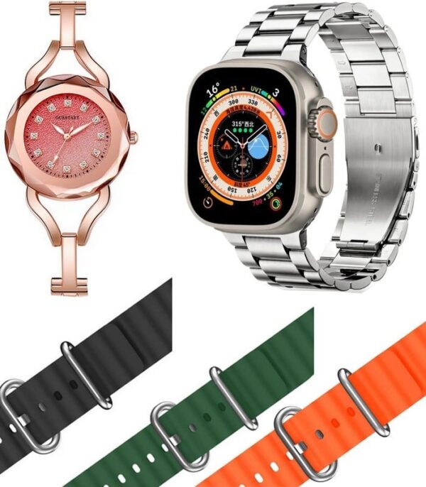 Box de 2 Montres + 8 bracelets