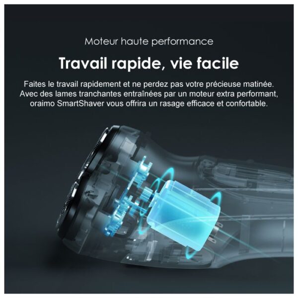 Rasoir électrique rotatif Oraimo – Image 3