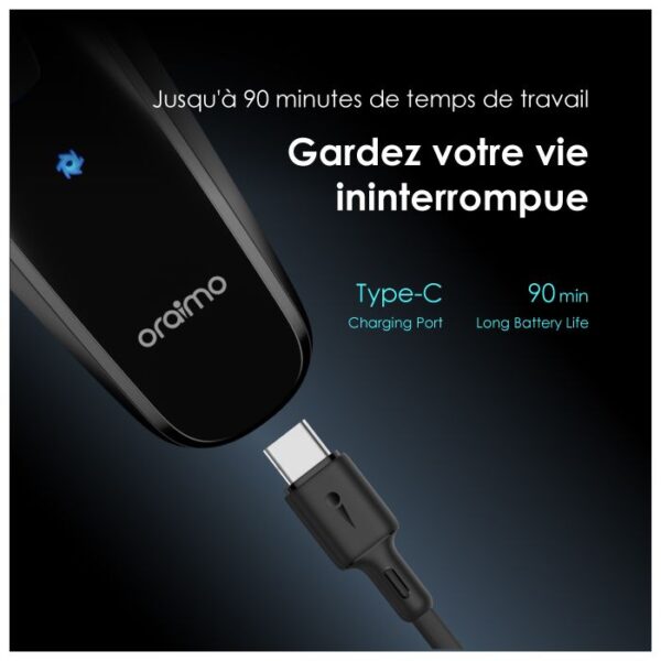 Rasoir électrique rotatif Oraimo – Image 5